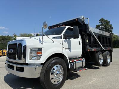 Ford F-750 XLT Single Axle Dump Truck - 6.7L POWER STROKE, Automatic, 14' Dump