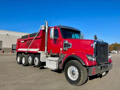 Freightliner Coronado 122 SD Quad Axle Dump Truck - Detroit 470HP, 6 Speed Allison Rds Automatic
