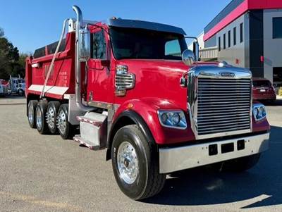 Freightliner Coronado 122 SD Quad Axle Dump Truck - Detroit 470HP, 6 Speed Allison Rds Automatic
