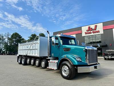 Freightliner Coronado 122 SD Six Axle Dump Truck - Detroit 505HP, 6 Speed Allison Rds Automatic, 20' Dump