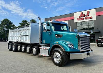 Freightliner Coronado 122 SD Six Axle Dump Truck - Detroit 505HP, 6 Speed Allison Rds Automatic, 20' Dump