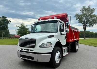 Freightliner M2 106 Single Axle Dump Truck - Cummins 270HP, 6 Speed Allison Rds Automatic, 12' Dump
