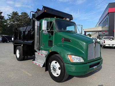 Kenworth T370 Single Axle Dump Truck - Paccar 325HP, 6 Speed Allison Rds Automatic, 10' Dump