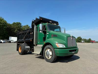 Kenworth T370 Single Axle Dump Truck - Paccar 325HP, 6 Speed Allison Rds Automatic, 10' Dump
