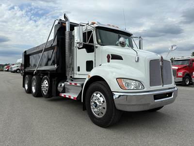 Kenworth T370 Tri Axle Dump Truck - Paccar 350HP, 6 Speed Allison Rds Automatic, 16' Dump