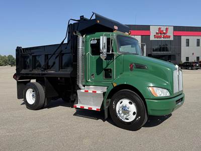 Kenworth T370 Single Axle Dump Truck - Paccar 325HP, 6 Speed Allison Rds Automatic, 10' Dump