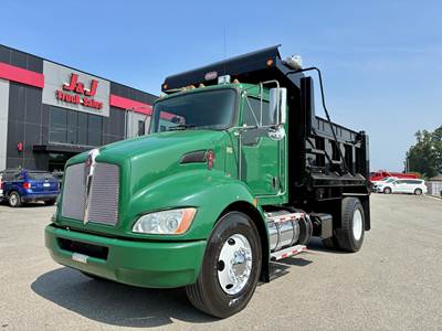 Kenworth T370 Single Axle Dump Truck - Paccar 325HP, 6 Speed Allison Rds Automatic, 10' Dump