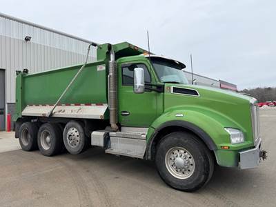 Kenworth T880 Tri Axle Dump Truck - Paccar 455HP, 18 Speed Endurant Automatic, 16' Dump