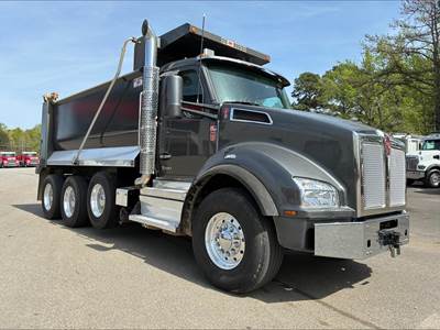 Kenworth T880 Tri Axle Dump Truck - Cummins 500HP, 6 Speed Allison Rds Automatic, 16' Dump