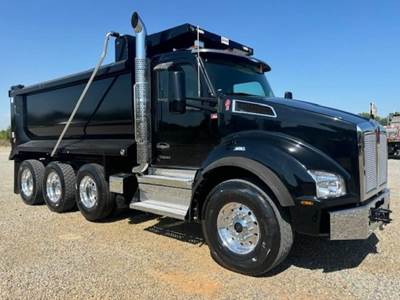 Kenworth T880 Tri Axle Dump Truck - Cummins 500HP, 6 Speed Allison Rds Automatic, 16' Dump