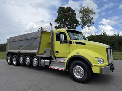 Kenworth T880 Five Axle Dump Truck - Cummins 565HP, 6 Speed Allison Rds Automatic, 20.5' Dump