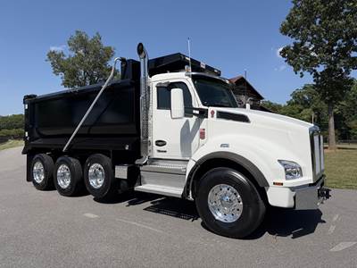 Kenworth T880 Tri Axle Dump Truck - Cummins 500HP, 6 Speed Allison Rds Automatic, 16' Dump