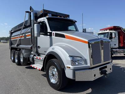 Kenworth T880 Tri Axle Dump Truck - Cummins 565HP, 6 Speed Allison Rds Automatic, 17.5' Dump