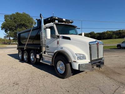 Kenworth T880 Tri Axle Dump Truck - Cummins 500HP, 6 Speed Allison Rds Automatic, 16' Dump