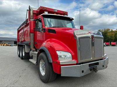 Kenworth T880 Dump Truck - Paccar 510HP, 18 Speed Manual, 17.5' Dump