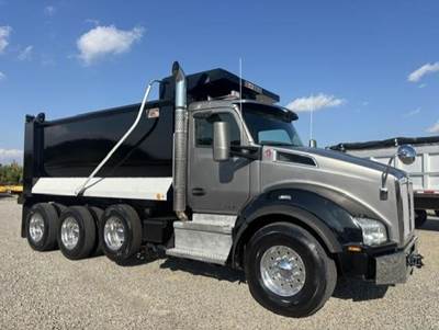 Kenworth T880 Tri Axle Dump Truck - Cummins 500HP, 8Ll Manual, 16' Dump