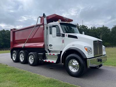 Kenworth T880S Tri Axle Dump Truck - Paccar 510HP, 6 Speed Allison Rds Automatic