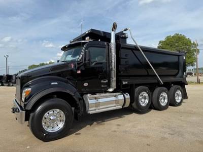Kenworth T880S Tri Axle Dump Truck - Paccar 510HP, 6 Speed Allison Rds Automatic, 16' Dump