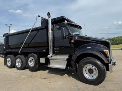 Kenworth T880S Tri Axle Dump Truck - Paccar 510HP, 6 Speed Allison Rds Automatic, 16' Dump