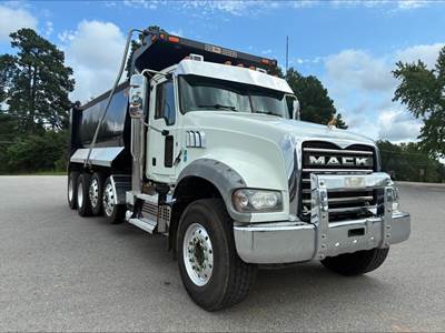 Mack Granite 104FR Quad Axle Dump Truck - MP8 445HP, Automatic, 18' Dump