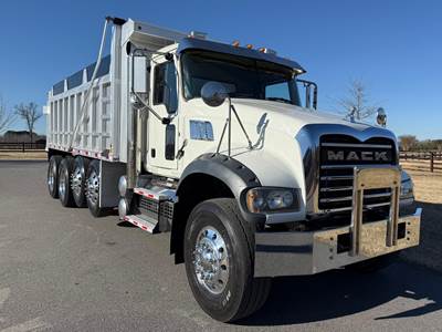 Mack Granite 64FR Quad Axle Dump Truck - MP7-425M 425HP, 6 Speed Allison Rds Automatic, 19.5' Dump