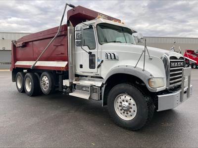 Mack Granite 64FR Tri Axle Dump Truck - MP8 455HP, Automatic, 17' Dump
