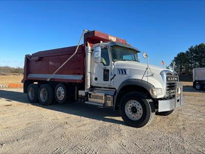 Mack Granite 64FR Tri Axle Dump Truck - MP8 455HP, Automatic, 17' Dump
