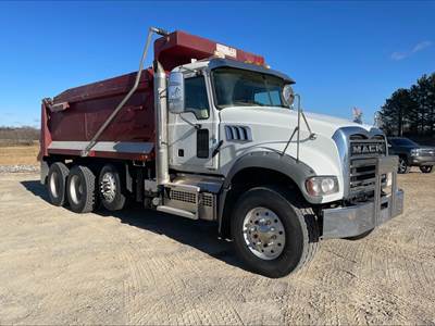 Mack Granite 64FR Tri Axle Dump Truck - MP8 455HP, Automatic, 17' Dump