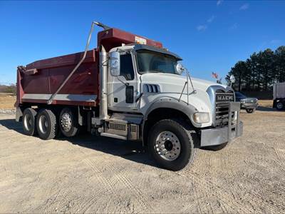 Mack Granite 64FR Tri Axle Dump Truck - MP8 455HP, Automatic, 17' Dump