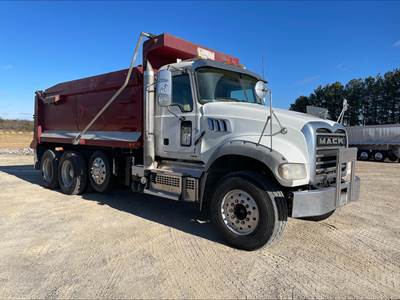 Mack Granite 64FR Tri Axle Dump Truck - MP8 455HP, Automatic, 17' Dump