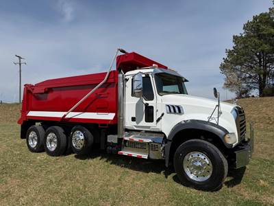 Mack Granite 64FR Tri Axle Dump Truck - MP8 455HP, Automatic, 17' Dump