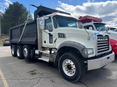 Mack Granite 84FR Tri Axle Dump Truck - MP7 425HP, 6 Speed Allison Rds Automatic, 17' Dump