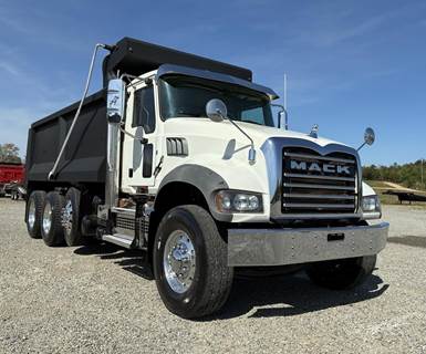 Mack Granite 84FR Tri Axle Dump Truck - MP7 425HP, 6 Speed Allison Tc10 Automatic, 17' Dump