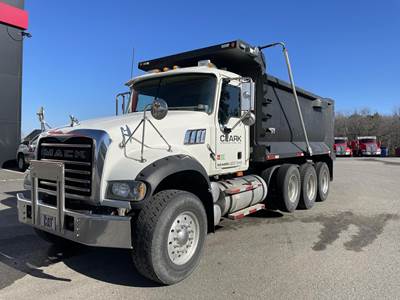 Mack Granite CTP713 Tri Axle Dump Truck - MP7 370HP, 10 Speed Manual