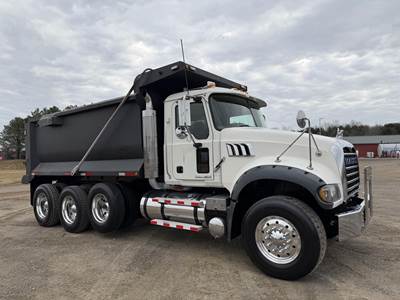 Mack Granite CTP713 Tri Axle Dump Truck - MP7 370HP, 10 Speed Manual