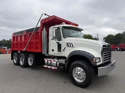 Mack Granite CTP713 Tri Axle Dump Truck - MP7-405M 405HP, 10 Speed Manual, 16' Dump