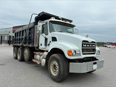 Mack Granite CV713 Tri Axle Dump Truck - AMI 370HP, 10 Speed Manual, 16' Dump