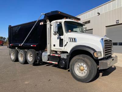Mack Granite GU713 Tri Axle Dump Truck - MP8, 6 Speed Allison Rds Automatic, 16' Dump