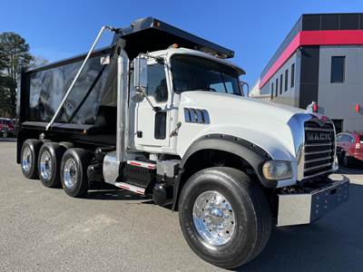 Mack Granite GU713 Tri Axle Dump Truck - MP8, 6 Speed Allison Rds Automatic, 16' Dump