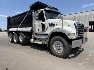 Mack Granite GU713 Tri Axle Dump Truck - MP8-455M 455HP, 10 Speed Manual, 16' Dump