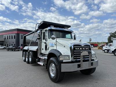 Mack Granite GU713 Tri Axle Dump Truck - MP8-455M 455HP, 10 Speed Manual, 16' Dump