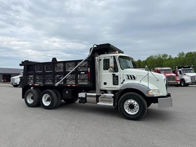Mack Granite GU813 Dump Truck - MP7 395HP, Automatic, 16' Dump