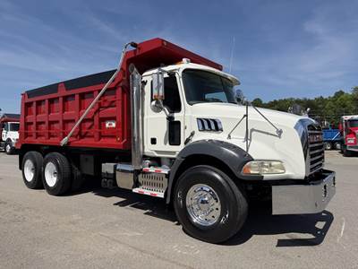 Mack Granite GU813 Dump Truck - MP7 395HP, Automatic, 16' Dump