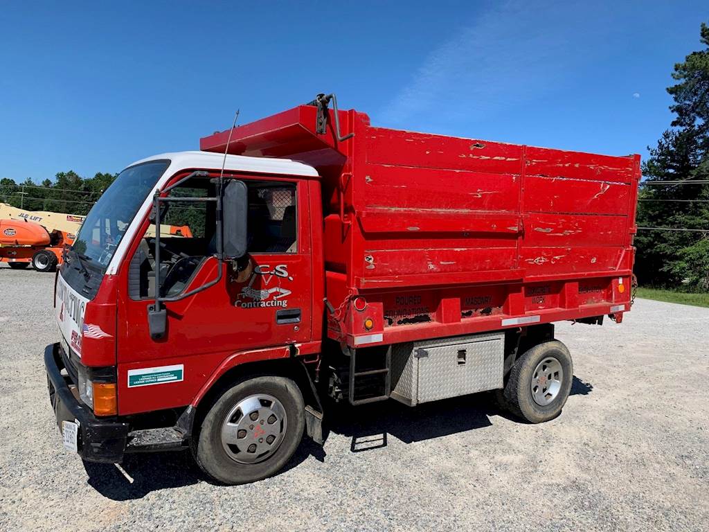 1990 Mitsubishi Fuso FE-HD Single Axle Dump Truck, Mitsubishi 4 Cyl