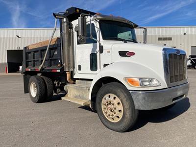 Peterbilt 337 Single Axle Dump Truck - Paccar 300HP, 6 Speed Allison Rds Automatic, 10' Dump