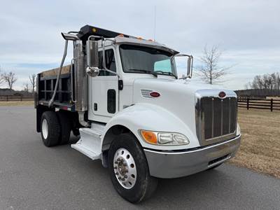 Peterbilt 337 Single Axle Dump Truck - Paccar 300HP, 6 Speed Allison Rds Automatic, 10' Dump