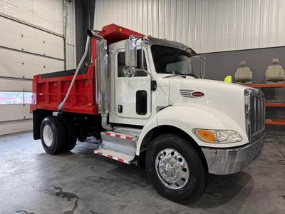Peterbilt 337 Single Axle Dump Truck - Paccar 300HP, 6 Speed Allison Rds Automatic, 10' Dump