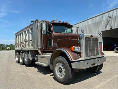 Peterbilt 365 Tri Axle Dump Truck - Paccar 455HP, 10 Speed Ultrashift Plus Automatic