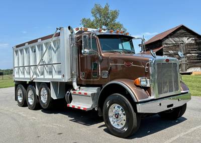 Peterbilt 365 Tri Axle Dump Truck - Paccar 455HP, 10 Speed Ultrashift Plus Automatic