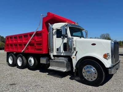 Peterbilt 367 Tri Axle Dump Truck - Cummins 425HP, 6 Speed Allison Rds Automatic, 17' Dump